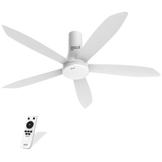 Quạt Trần GCool Smart DC Copter 05 Plus RL Quạt trần GCool hiệu suất cao Smart DC Copter 05 Plus RL: 5 cánh, 1400mm, có đèn, có remote điều khiển từ xa, phiễu nguyên khối. Quạt trần GCool copter 05 Plus RL sử dụng động cơ Smart DC hiệu suất cao, tiết kiệm hơn 50% điện năng so với sản phẩm cùng loại. Công suất 40W. Quạt trần GCool copter 05 Plus RL có sải cánh dài 1400 mm, thiết kế đặc biệt theo dạng khí động học giúp tạo luồng gió mạnh mẽ và lan tỏa đều khắp không gian. Quạt trần GCool copter 05 Plus RL có lưu lượng gió cao nhất thị trường so với sản phẩm cùng loại 300-350m3/p. Quạt trần GCool copter 05 Plus RL vận hành êm ái, bền bỉ: Yên tĩnh, không gây tiếng ồn, giảm tối đa rung lắc, vật liệu cấu thành chất lượng cao. Quạt trần GCool copter 05 Plus RL có kết cấu thông minh, nhỏ gọn, lắp đặt dễ dàng và tiết kiệm thời gian. Quạt trần GCool copter 05 Plus RL có đèn LED 3 cấp độ và có remote điều khiển từ xa Quạt trần GCool copter 05 Plus RL 6 cấp độ gió, từ 1 – 5 level, thêm Turbo Quạt trần GCool copter 05 Plus RL có chế độ Đảo chiều quay lưu thông không khí Quạt trần GCool copter 05 Plus RL có cáp bảo vệ an toàn khi sử dụng. Quạt trần GCool copter 05 Plus RL bảo hành động cơ 3 năm, 2 năm cho sản phẩm.